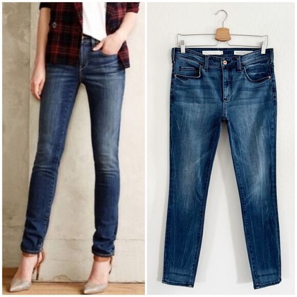 Anthropologie Pilco & the Letterpress High Rise Skinny Jeans Size 29 - Picture 1 of 12